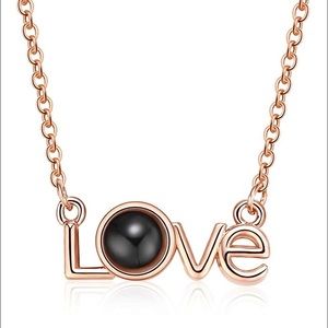 Projection I Love You Necklace